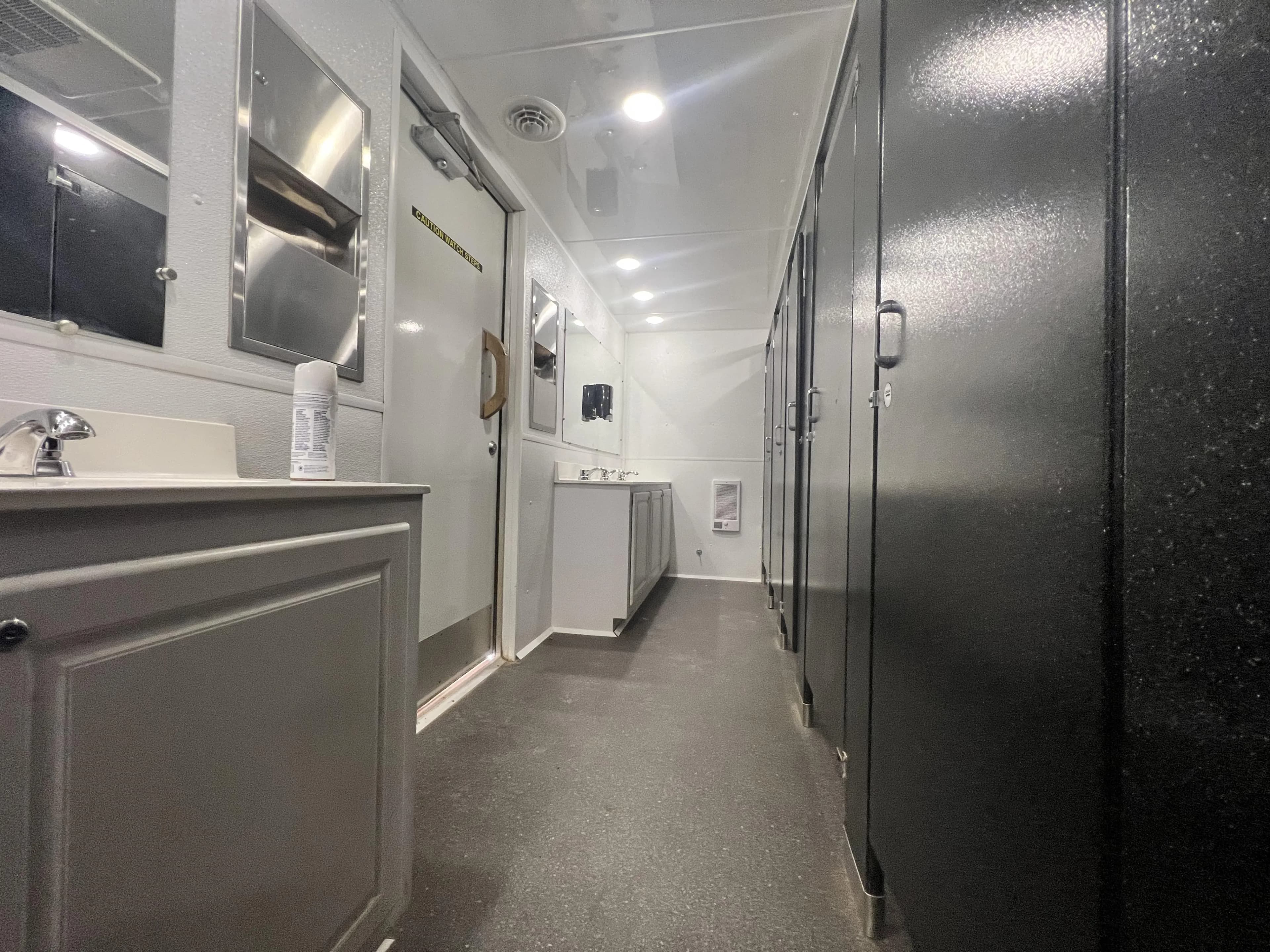 VIP trailer interior